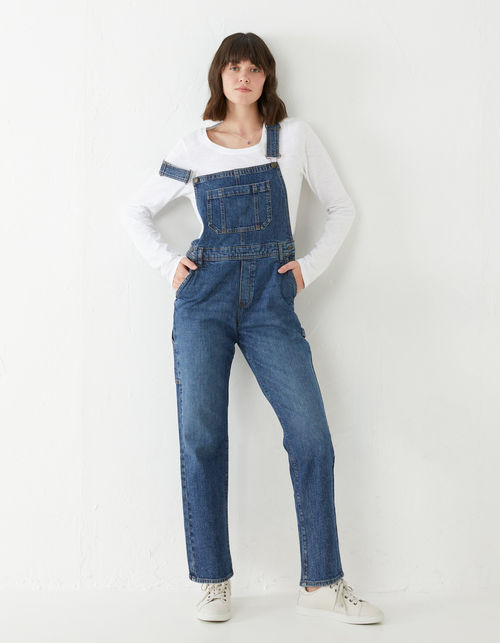 Lewes Slim Leg Denim Dungarees