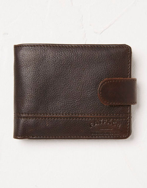 Mens Seamed Leather Wallet