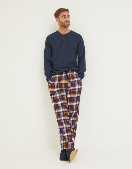 Mens Snowshill Checked Pyjama...