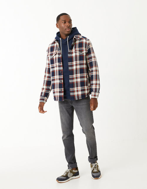 Mens Ryton Check Overshirt