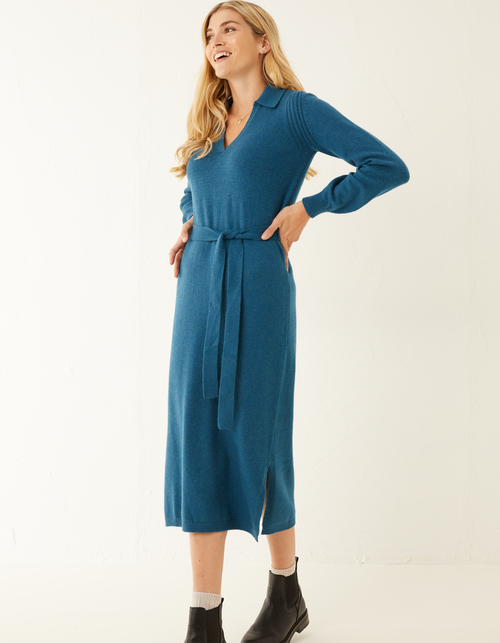 Verity V Neck Knitted Dress