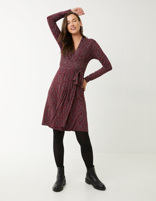 Delphine Vine Jersey Dress