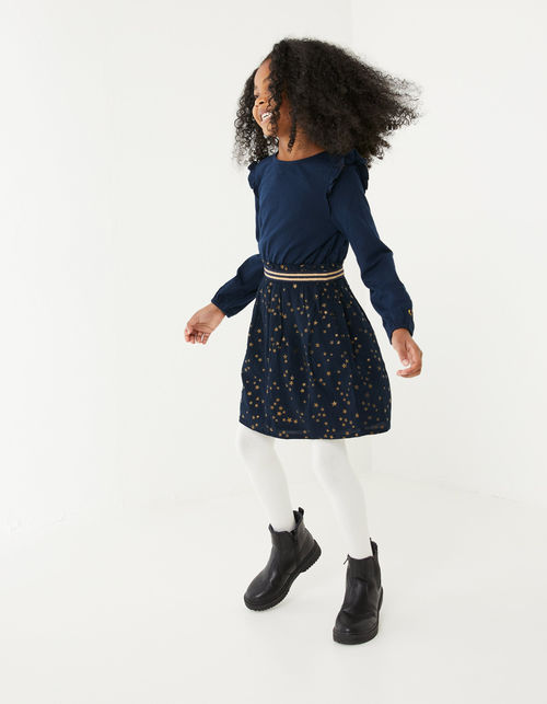 Kid's Martha Foil Star Dress