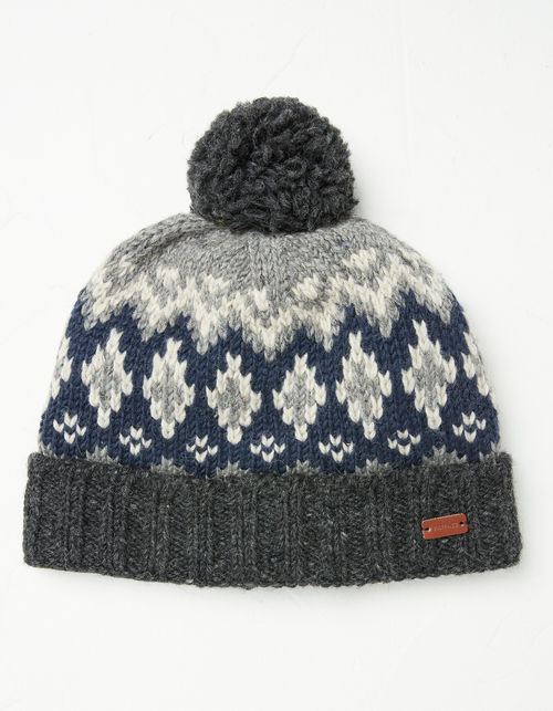 Mens Rob Fairisle Beanie