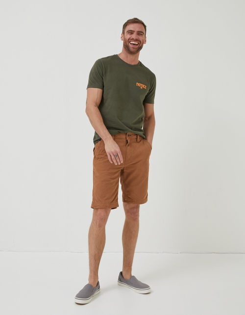 Mens Cove Flat Front Shorts