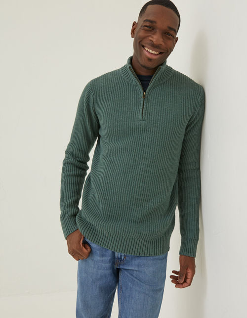 Mens Pembrey Cotton Half Neck...