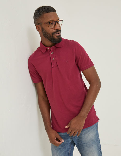 Mens Organic Cotton Pique Polo