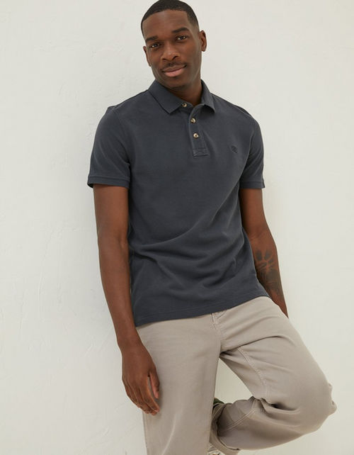 Mens Organic Cotton Pique Polo