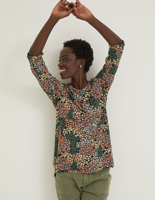 Tulip Meadow Patchwork Top