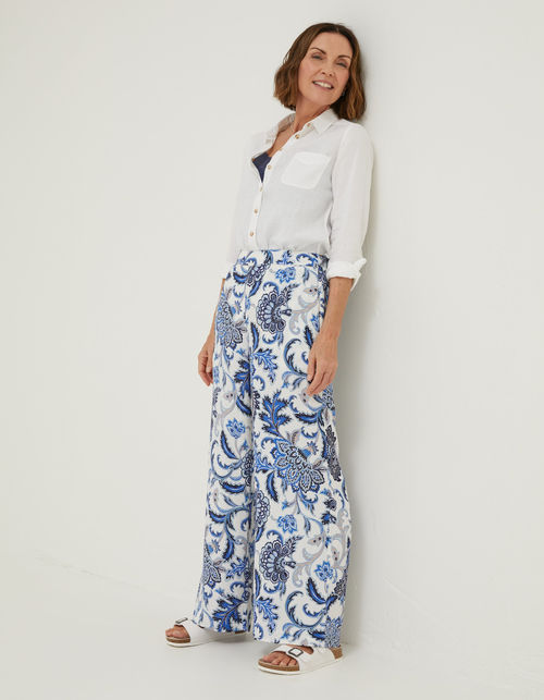 Palace Floral Palazzo Trousers, £35.00