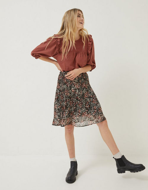 Kayleigh Blush Floral Skirt