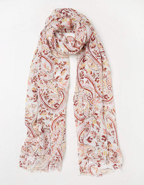 Painted Paisley Scarf