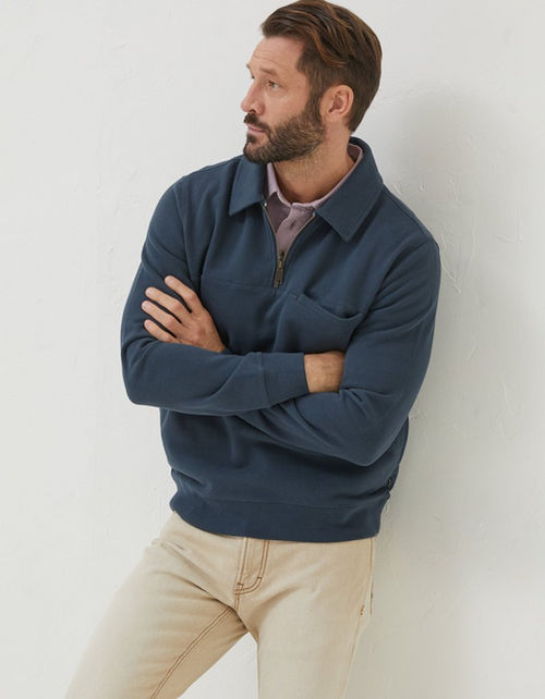 Mens Newlyn Zip Neck...