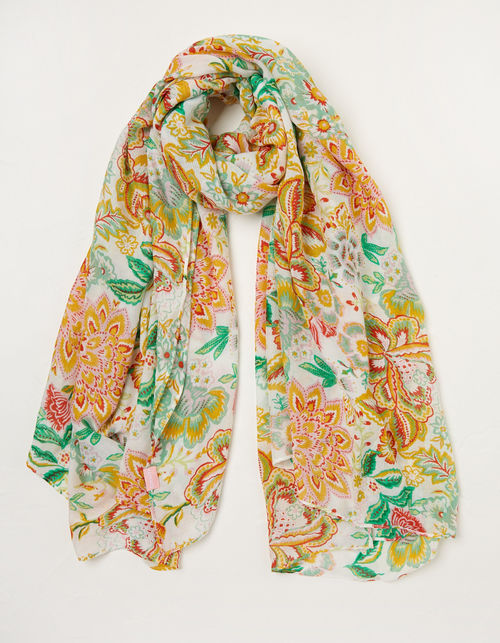 Large Floral Multi Use Scarf