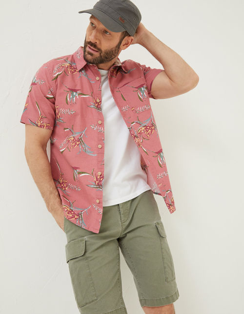 Mens Paradise Print Shirt