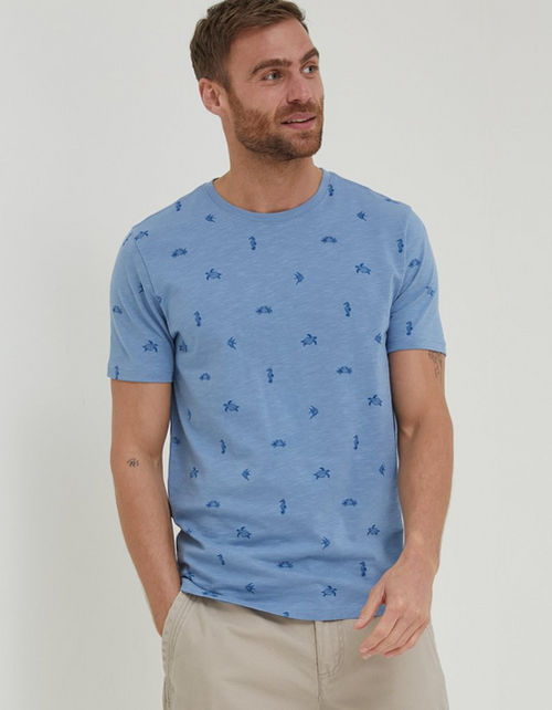 Mens Sea Print T-Shirt