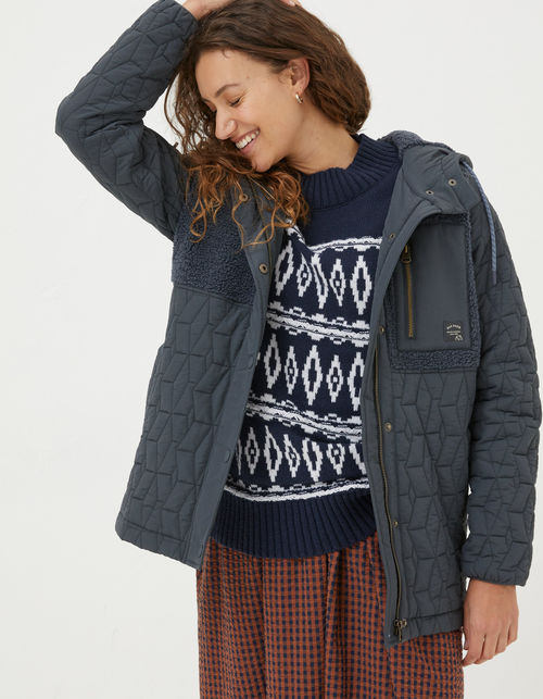 Blaine Fleece Quilted Jacket