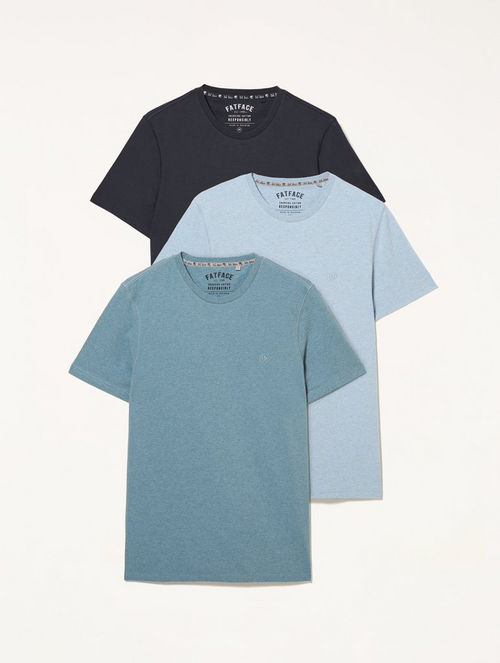 Mens 3 Pack Cotton T-Shirts