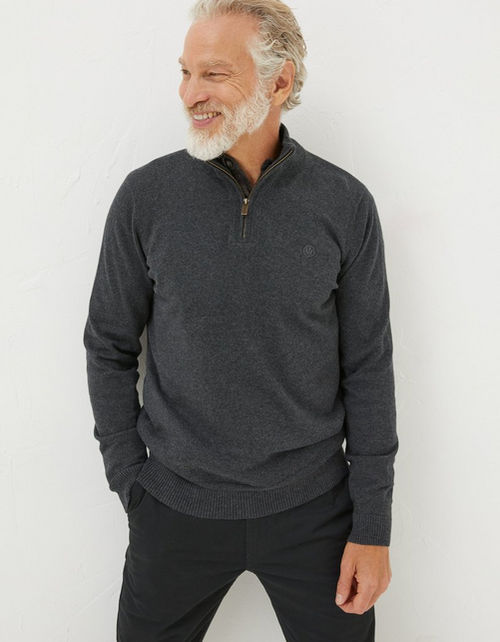 Mens Braunton Half Neck Jumper