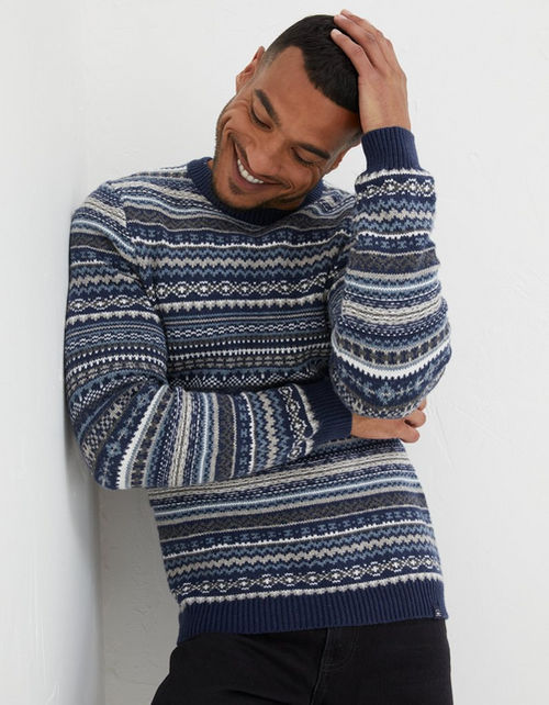 Mens Fairisle Crew Jumper