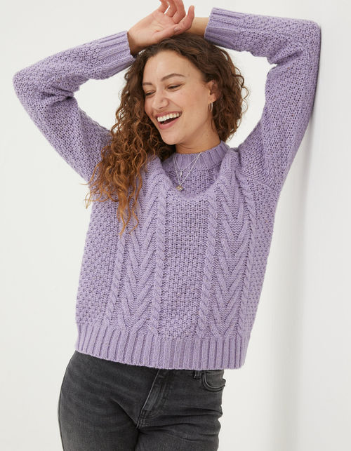 Candice Cable Crew Jumper