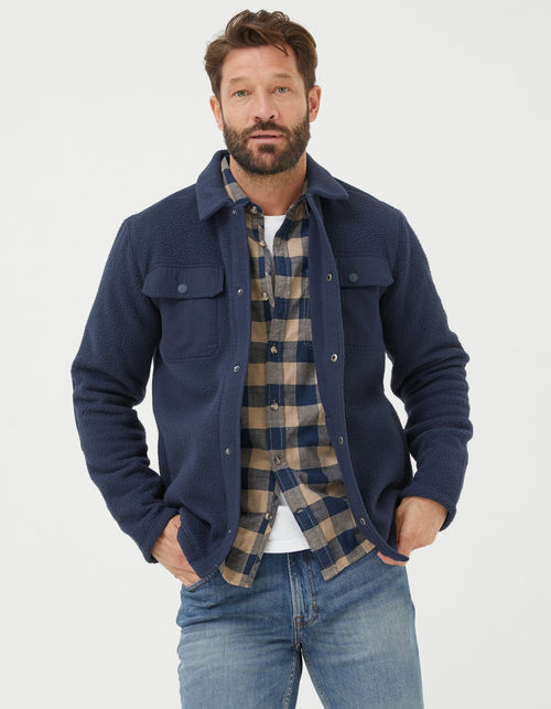 Mens Fleece Overshirt