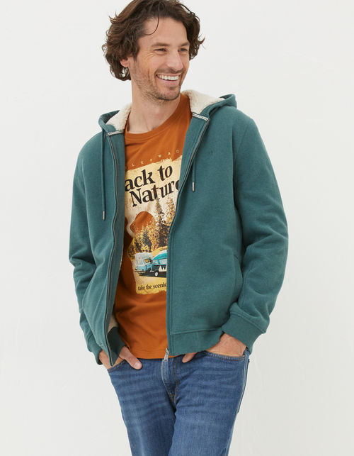 Mens Fleece Lined Hoodie