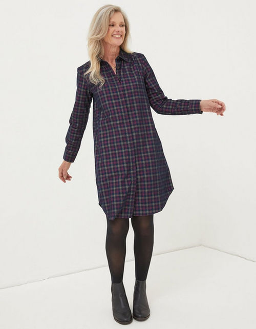 Chester Cord Check Dress