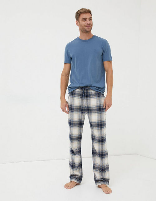 Mens Fife Checked Pyjama...