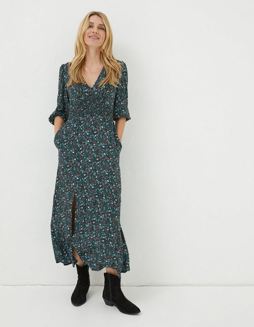 Rene Evergreen Midi Dress