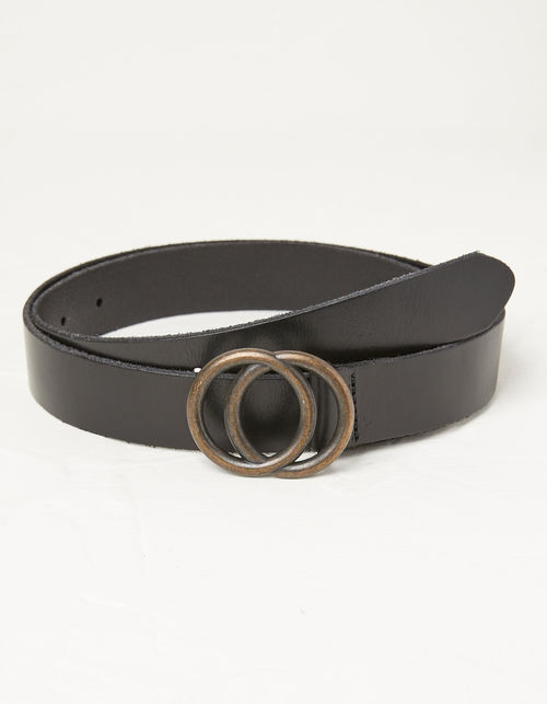 Leather Circle Belt