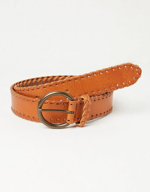 Whipstitch Western Belt