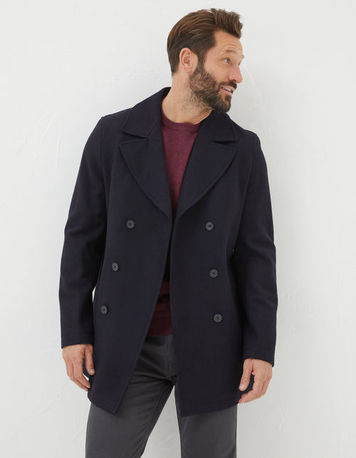 Mens Wool Peacoat