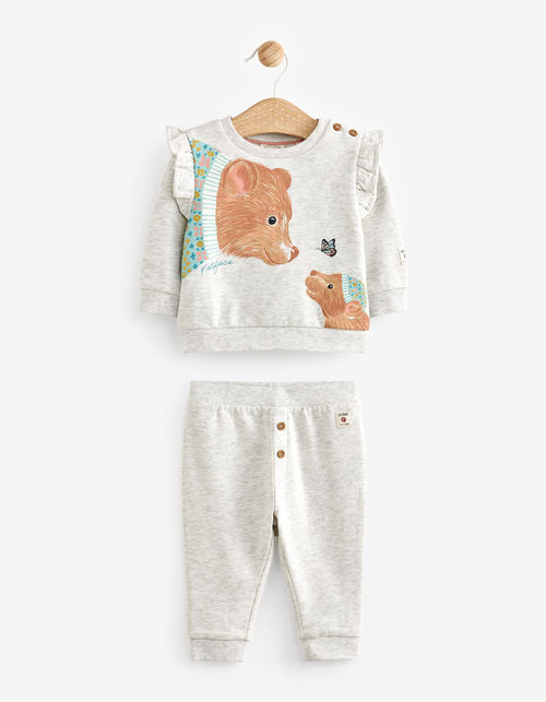 Kid's Bear Graphic Romper Suit