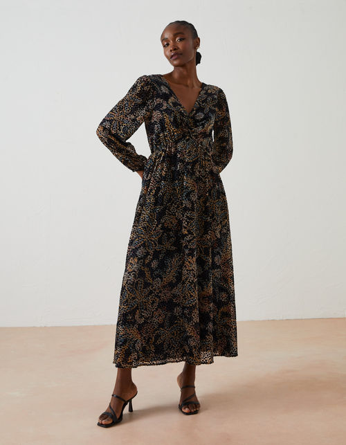 Victoria Floral Midi Dress