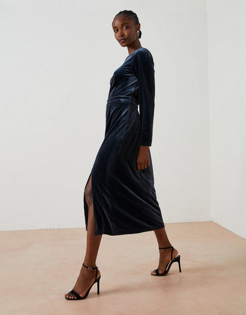 Haldon Velvet Midi Dress