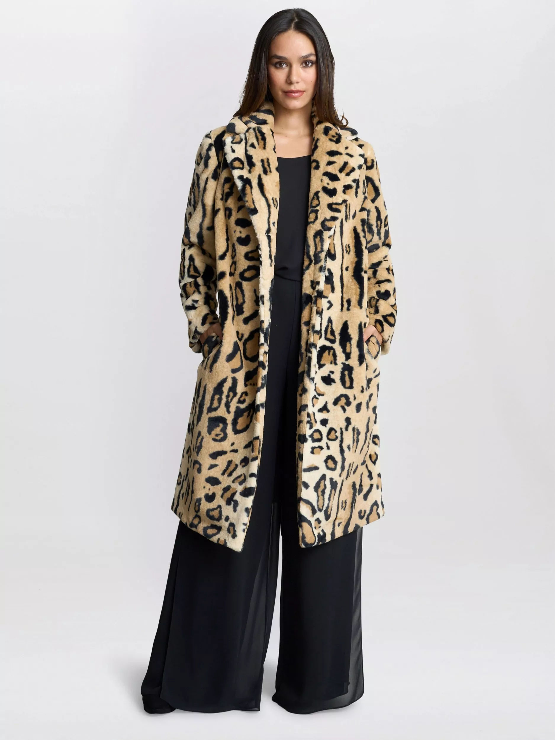 Hush leopard print coat deals