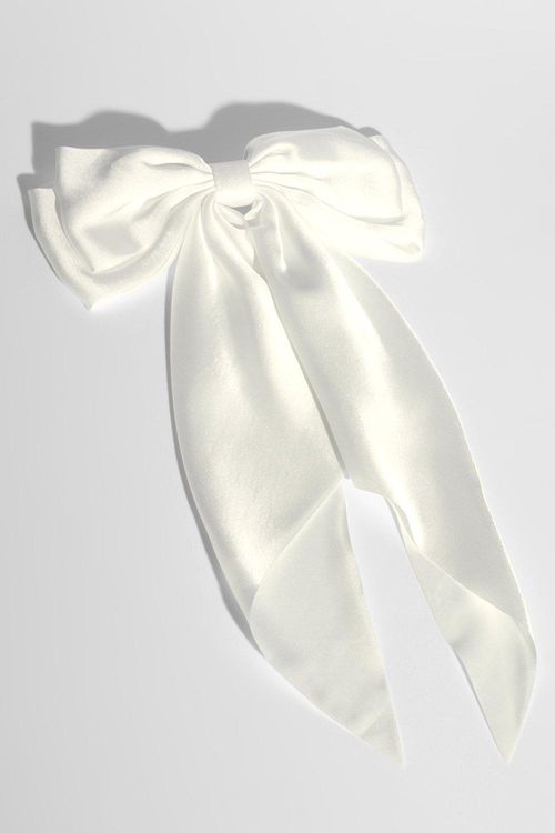 Womens Satin Bow Hair Clip -...