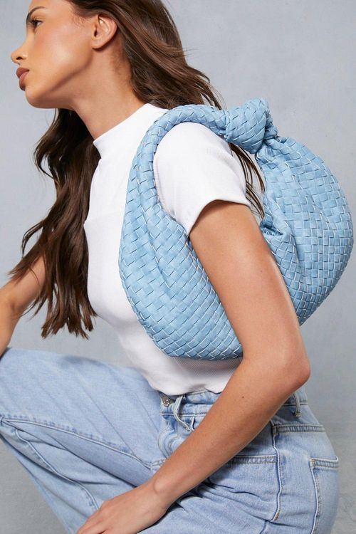 Womens Woven Denim Grab Bag -...