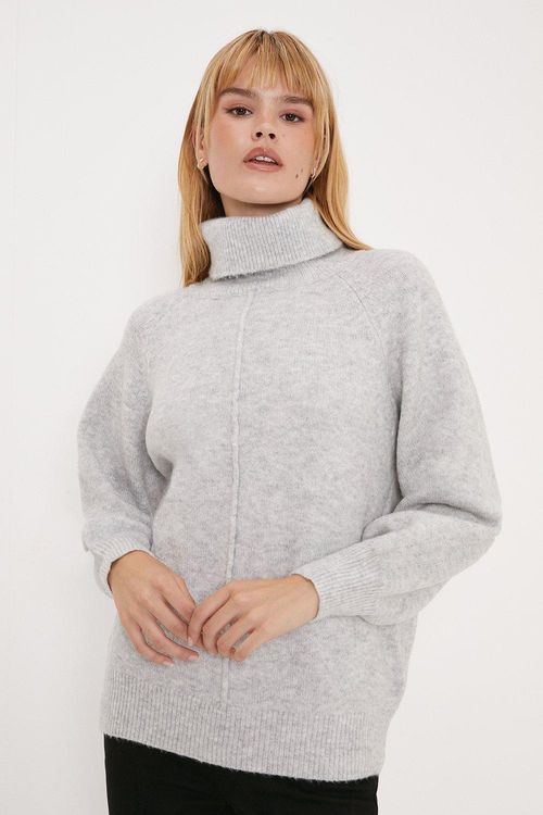 Cosy Roll Neck Seam Details...