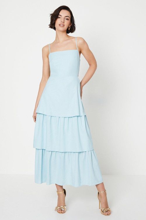 Tie Back Tiered Maxi...