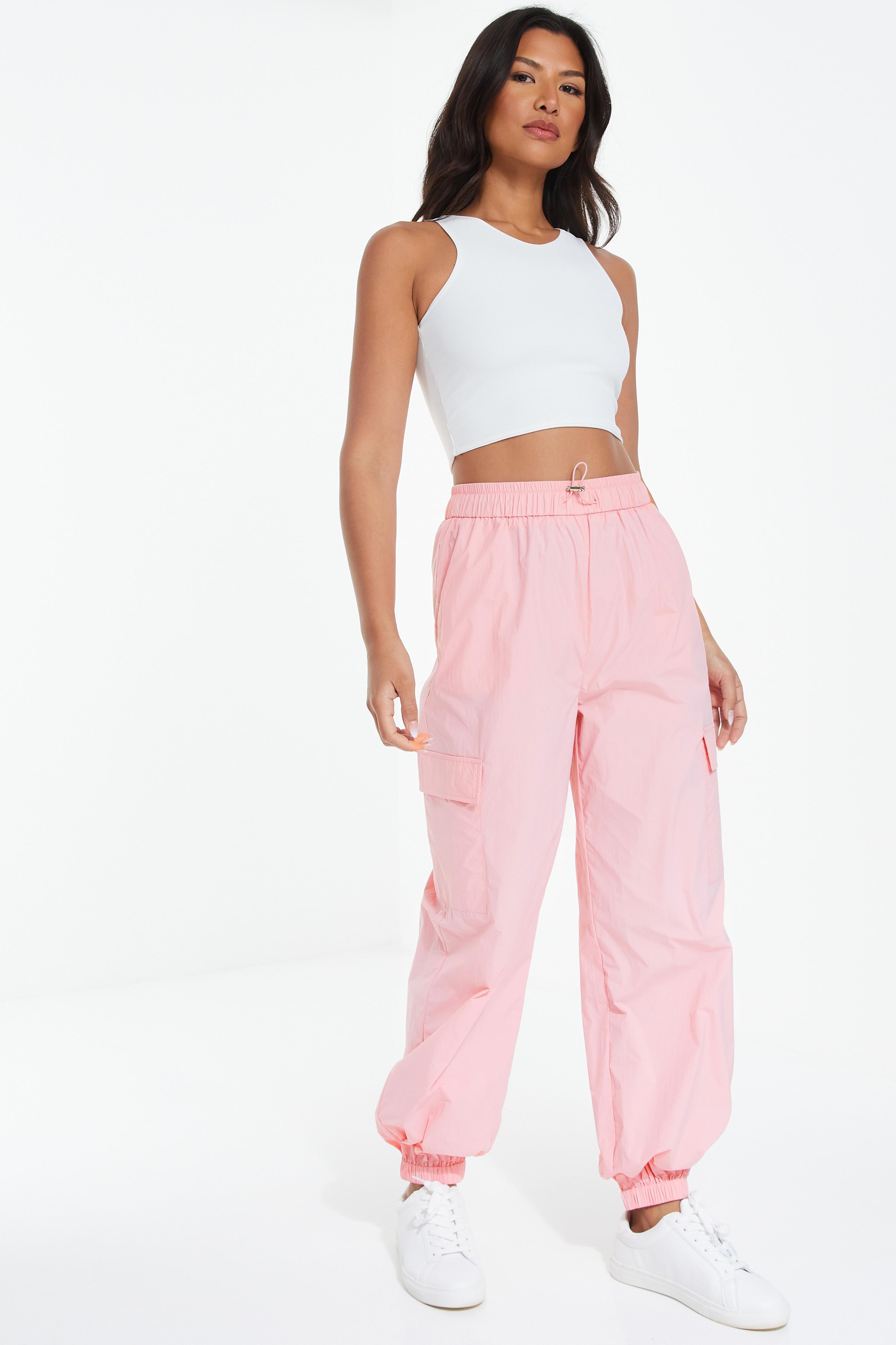 Pink trousers with contrasting pockets  MAITE COLLECTION  Lola Casademunt