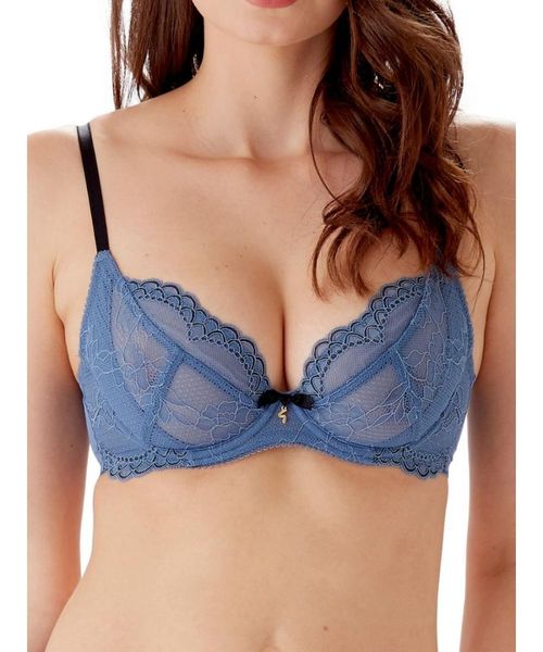 Gossard Superboost Plunge Black Lace Bra Plunge Women's Bra Black