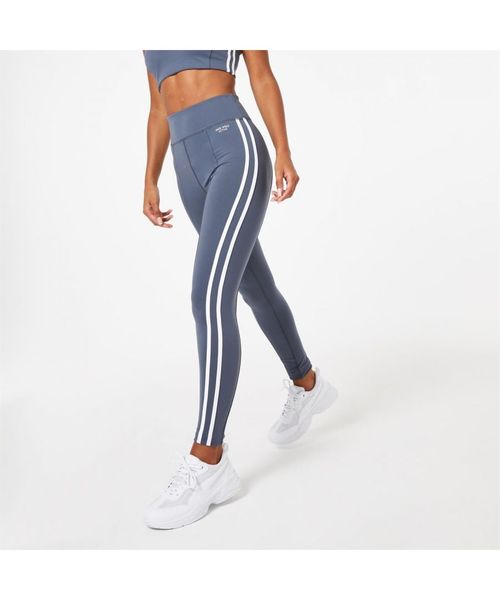 Jack Wills Womens Active Panel Leggings - Grey - Size 12 UK, £27.54