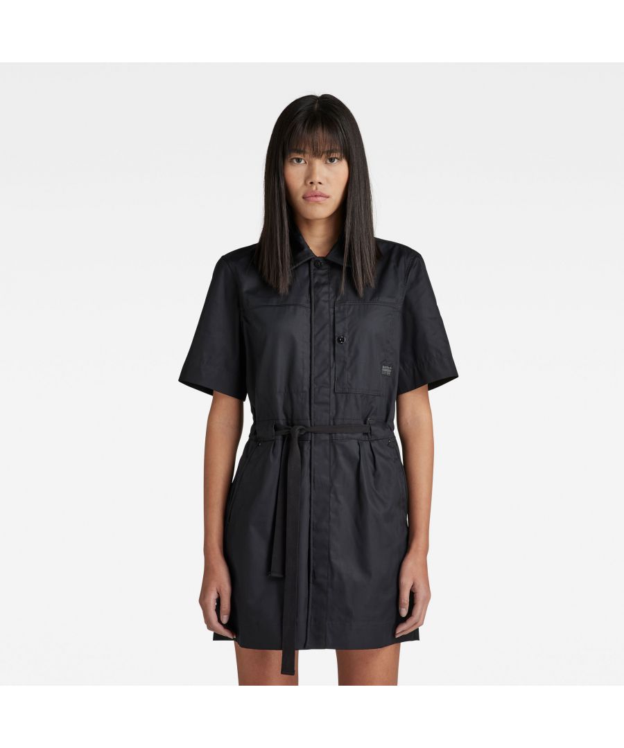 G Star Raw Womens G Star RAW Army Dress Black Cotton Size X