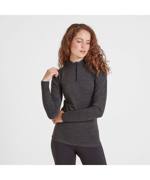 Buy Tog 24 Snowdon Womens Thermal Zip Neck Grey T-Shirt from the Next UK  online shop