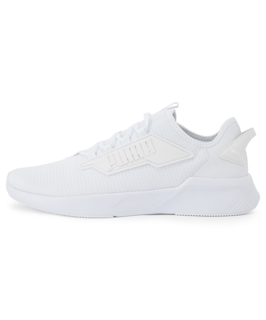 Puma Unisex Retaliate 2 Running Shoes White Rubber Size UK 6.5