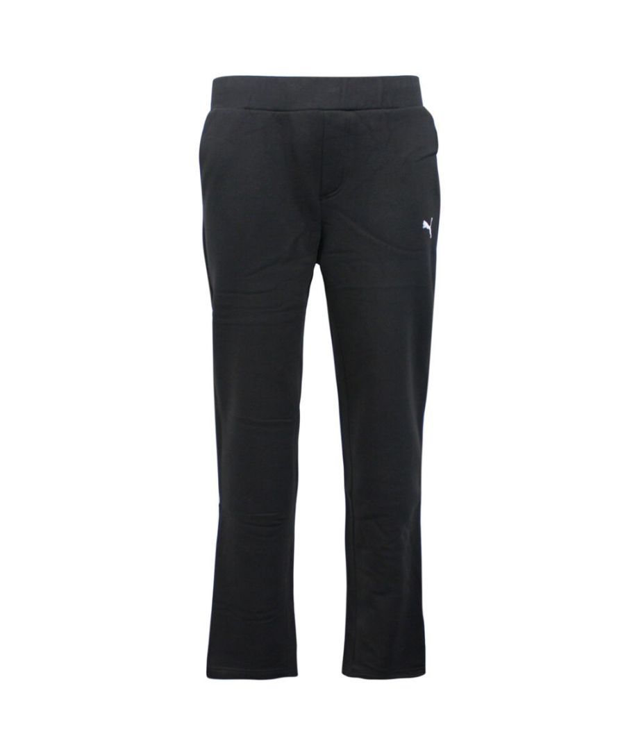 Puma Evo Sweat 3 4 Pants Mens Regular Black Jogging Track Bottoms