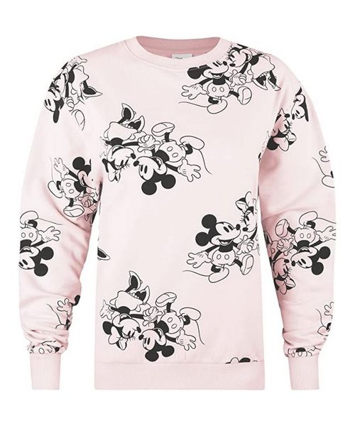 Disney Womens/Ladies Trip Mickey Mouse Hoodie