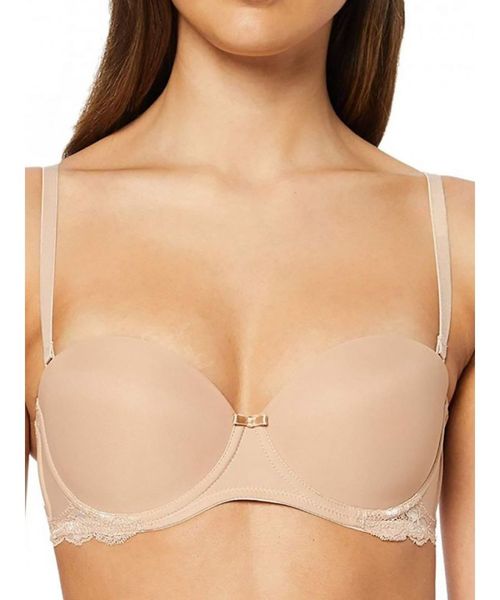 Micro push-up bra - Beige - Ladies